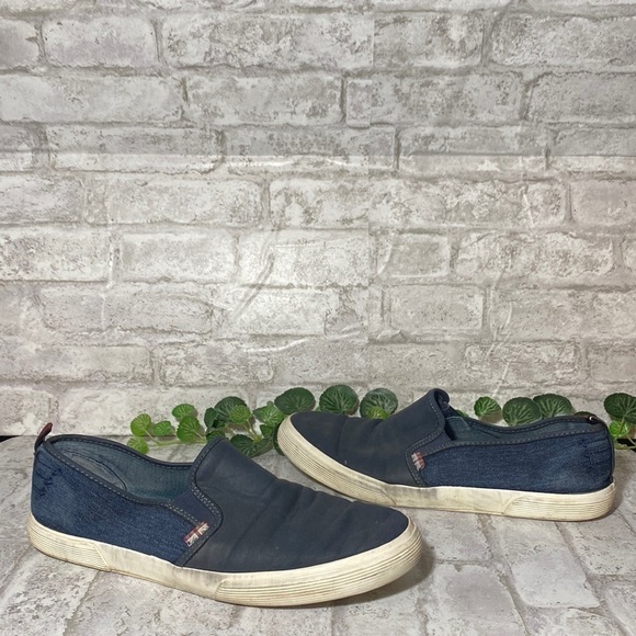 Ben Sherman Navy Denim Slip On Loafers Men’s 11 - Picture 1 of 13